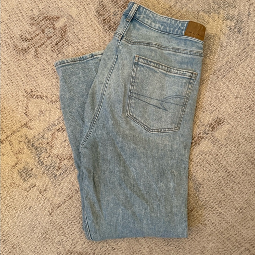 American Eagle Outfitters Light Blue High Rise Jeans